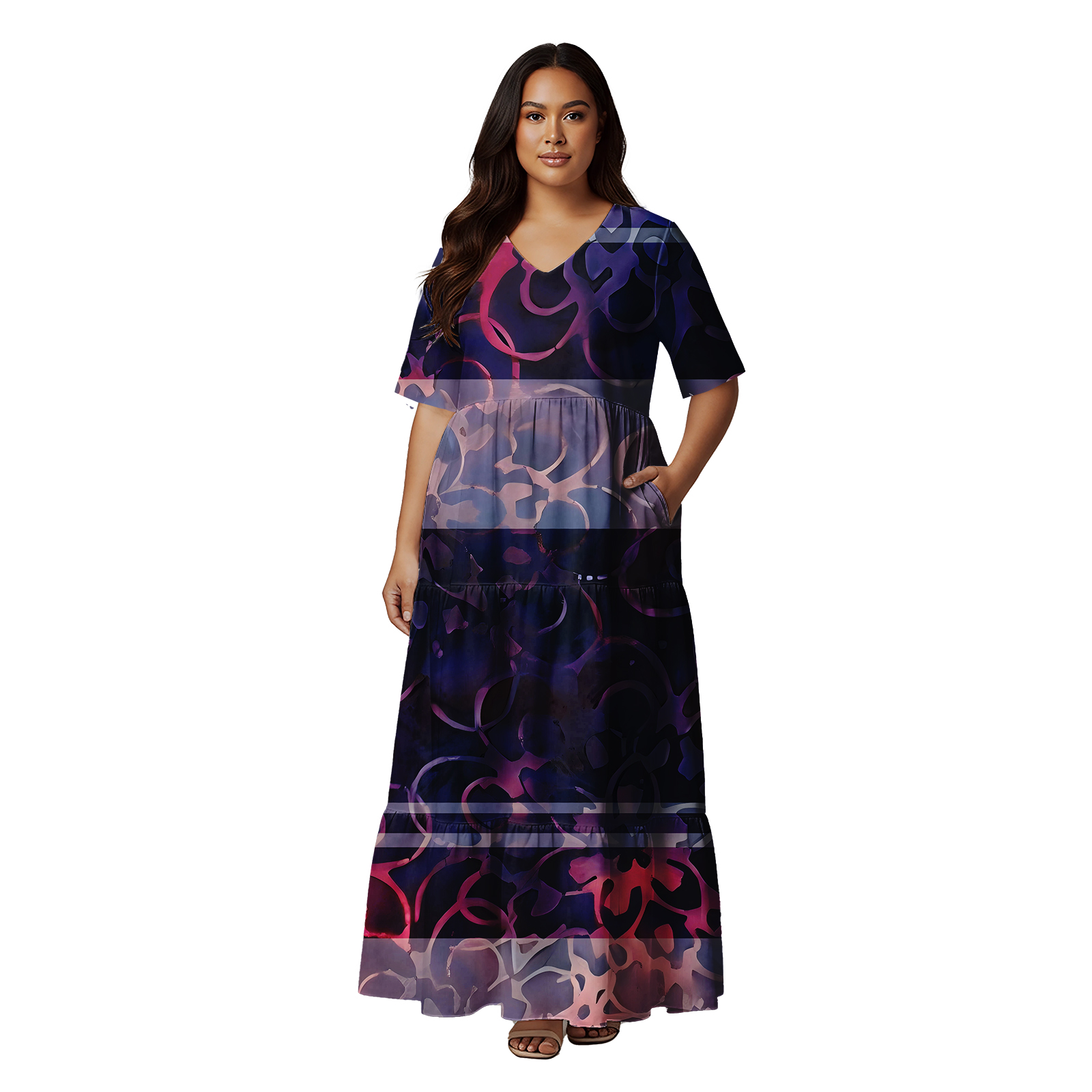Rok Wanita Biru Royal Gaya Haw - Women'S Fashion Dresses Images ulasan dan harga