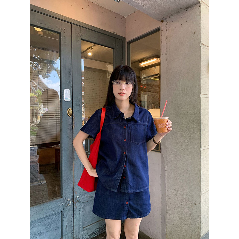 Benuynffy Kemeja Denim Lengan  - Women Fashion Jeans ulasan dan harga