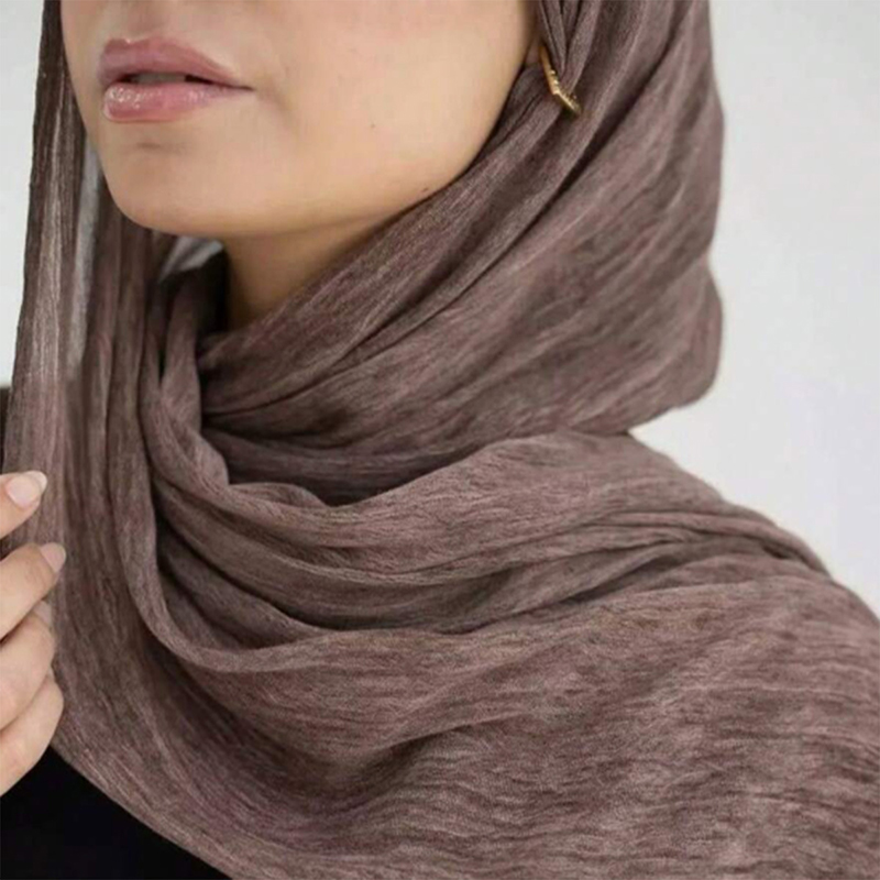 Hijab Rayon Kerut Modis untuk  - Women'S Fashion Headbands ulasan dan harga