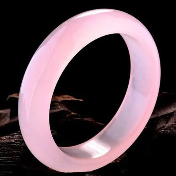 Asli Natural Pink Jade Bangle  - Women'S Fashion Jewellery ulasan dan harga