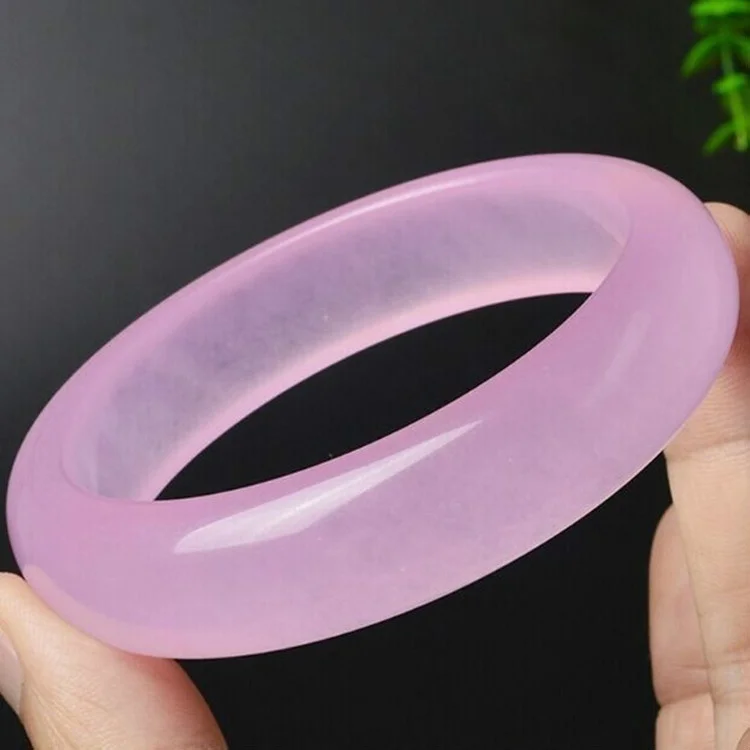 Asli Natural Pink Jade Bangle  - Women'S Fashion Jewellery ulasan dan harga
