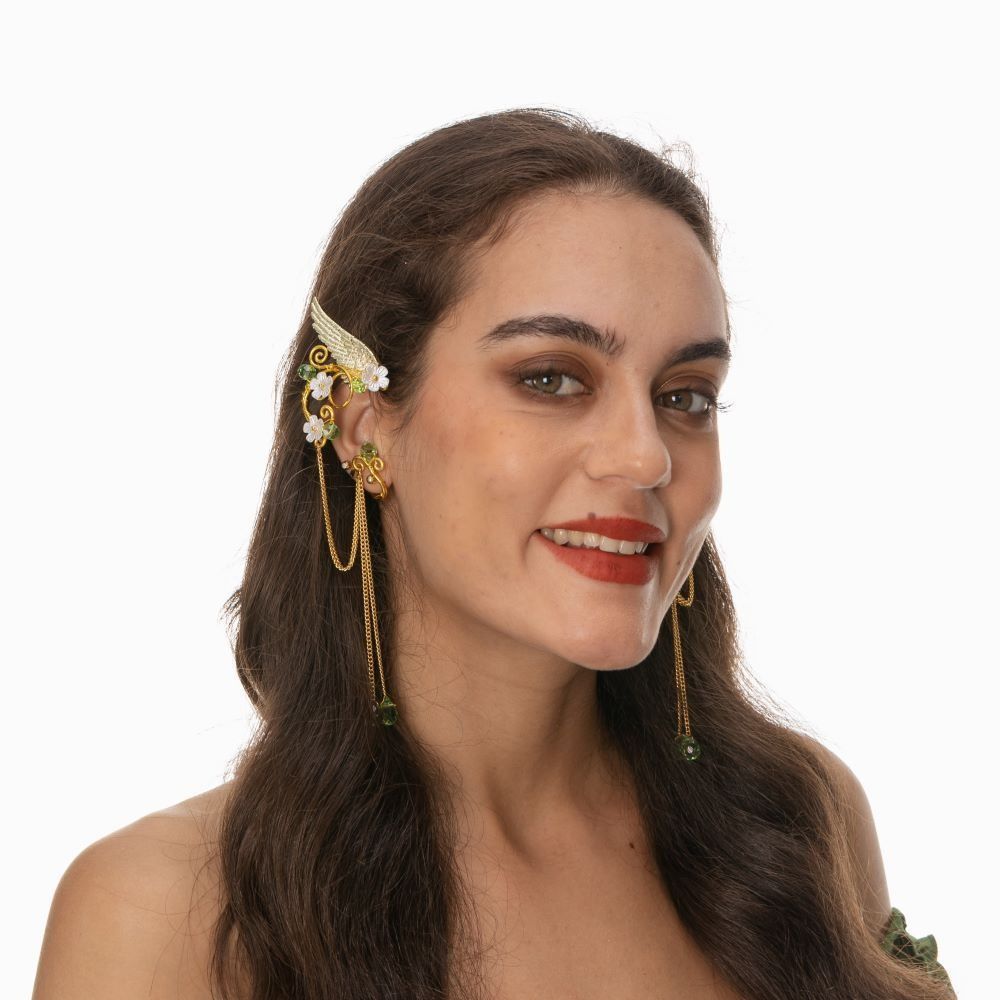 Mahkota Daun Peri Bunga Vintag - Women Fashion Photoshoot ulasan dan harga