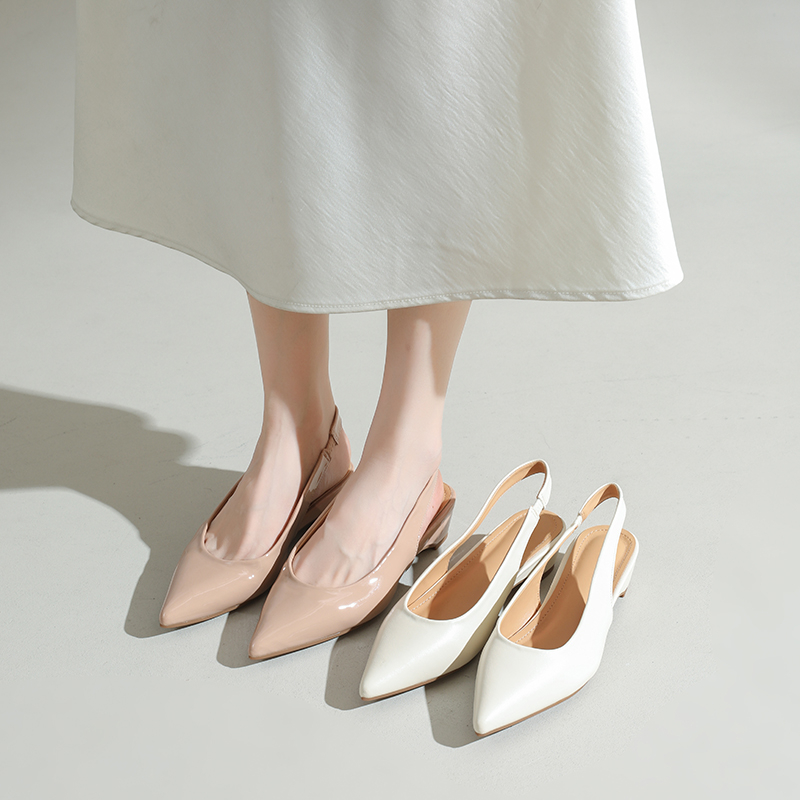 Sandal hak tinggi ujung runcin - Women'S Fashion Business Casual ulasan dan harga