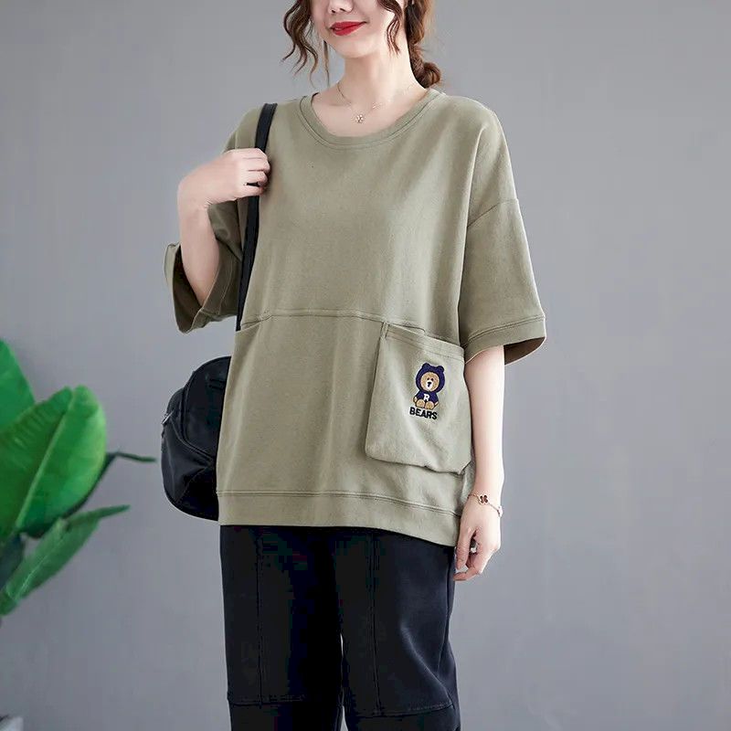 Kaos Katun Wanita Fashion, Kao - Women'S Fashion Trends 2026 Spring Summer ulasan dan harga