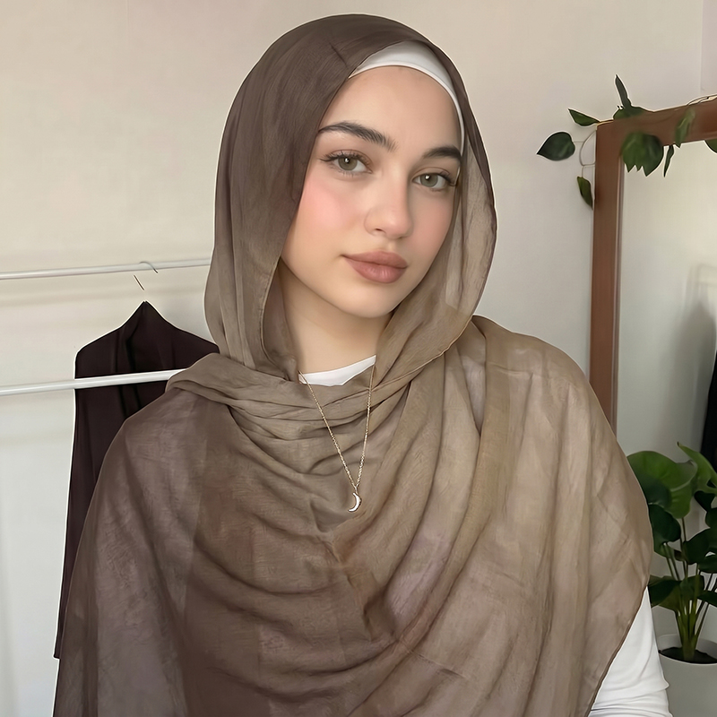 Hijab Muslim Ombre, Kerudung L - Women'S Fashion Headbands ulasan dan harga