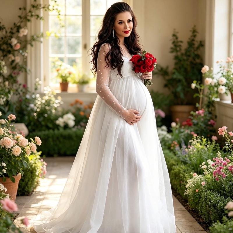 Gaun Hamil Bergaya XXFE Dengan - Women Fashion Photoshoot ulasan dan harga