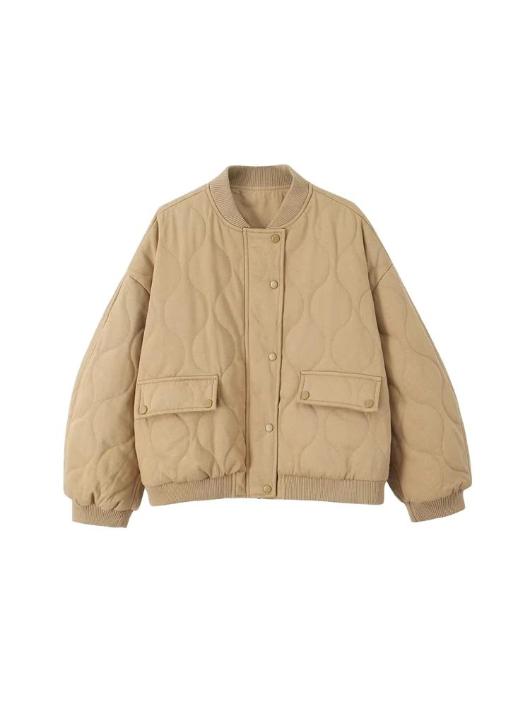 Jaket Bomber Wanita Model Over - Women'S Fashion Quilted Jacket ulasan dan harga