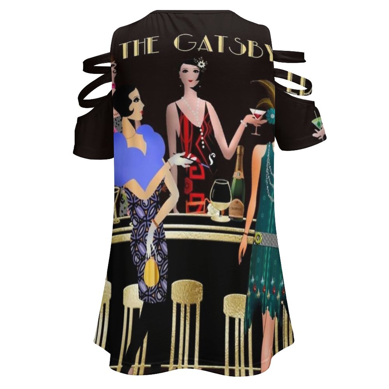 The Gatsby Era kaus Wanita len - Women'S Fashion Roaring 20S ulasan dan harga