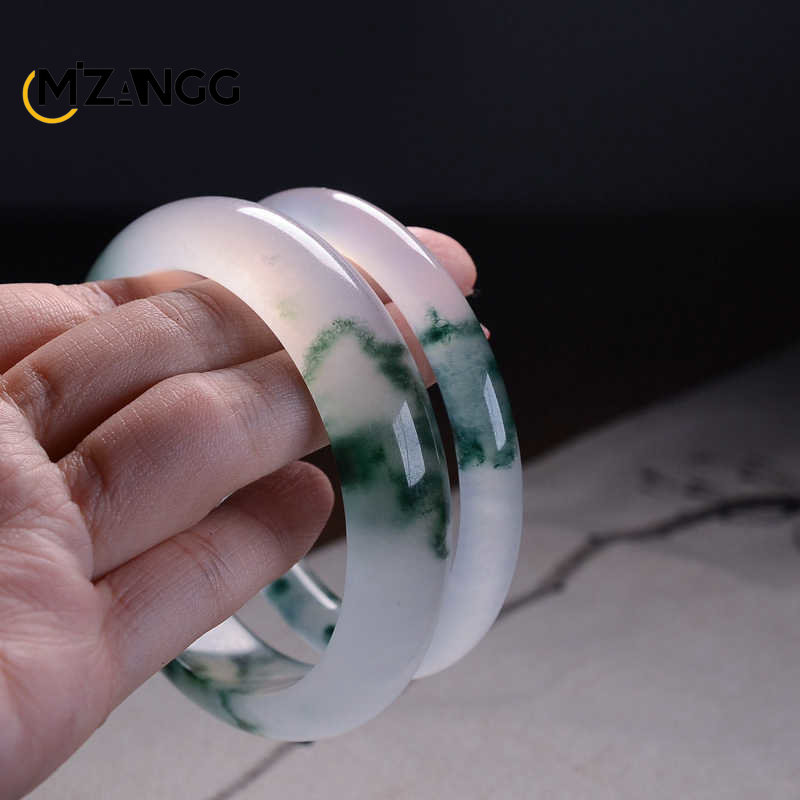 Gelang giok hijau alami, gelan - Women'S Fashion Jewellery ulasan dan harga