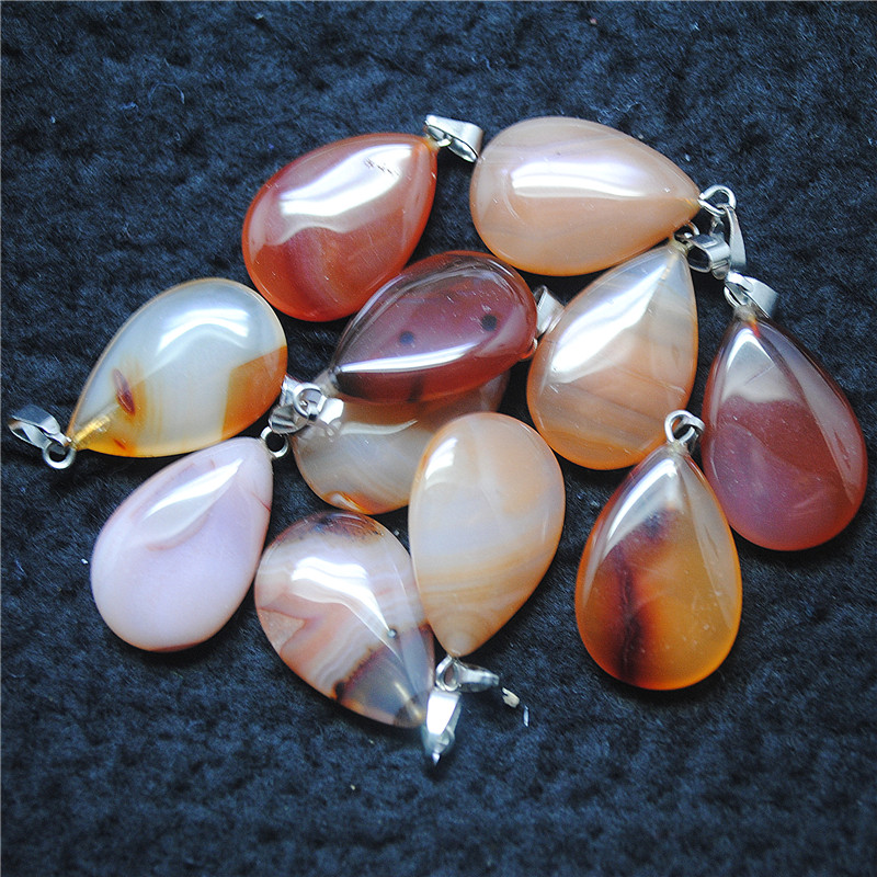 10 buah liontin batu Semi muli - Women Fashion Nz ulasan dan harga