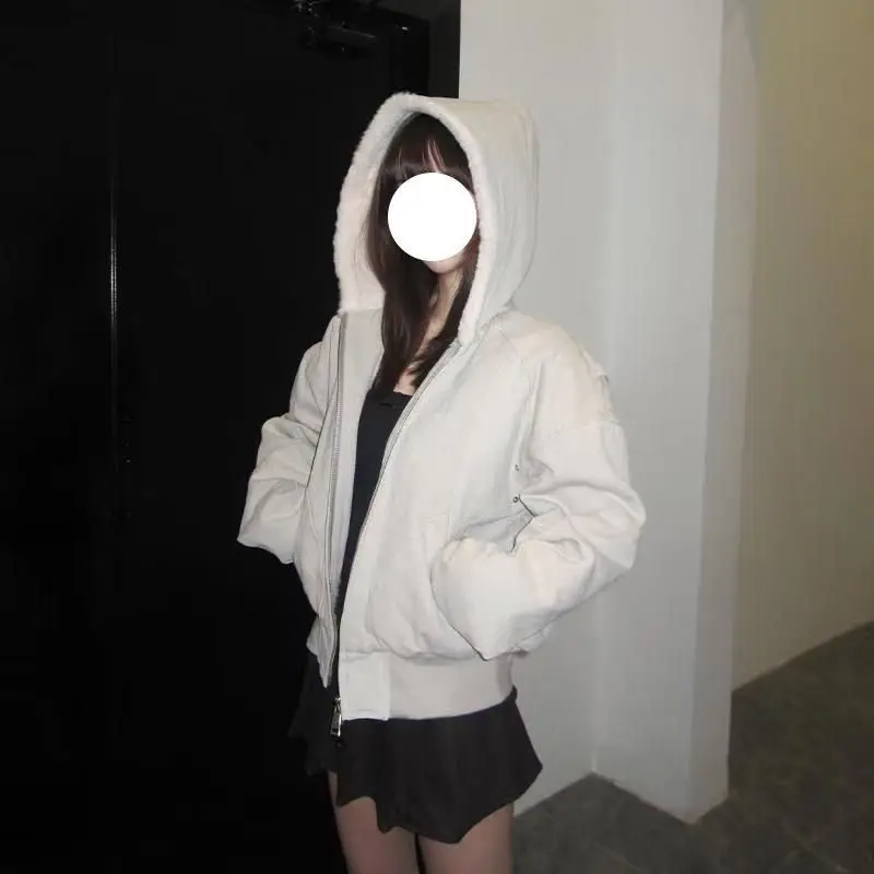 Jaket Hoodie Vintage Amerika E - Women'S Fashion Quilted Jacket ulasan dan harga