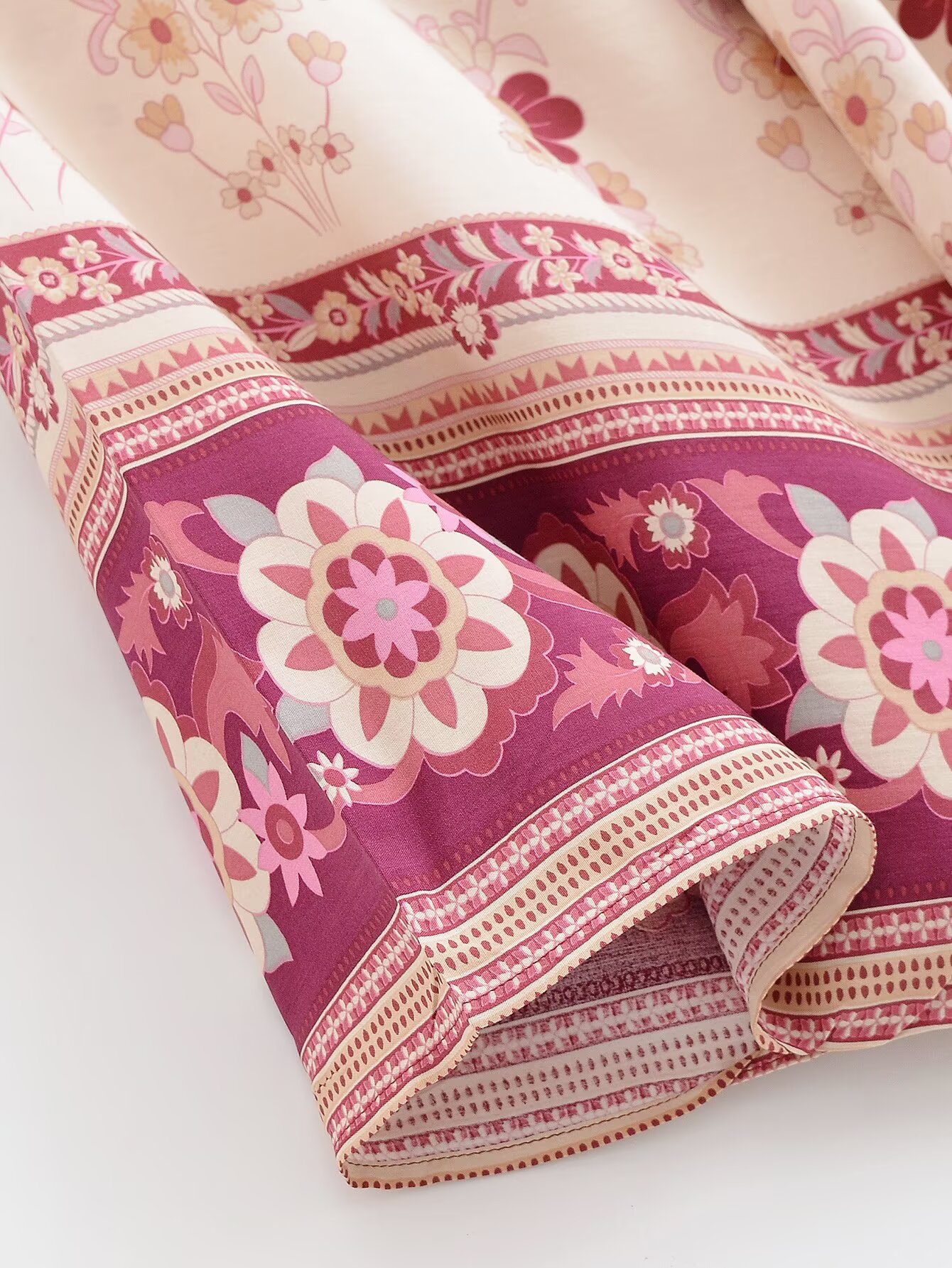 BOHO Kemeja Kimono Gambar Bung - Kimono Cardigan Women ulasan dan harga